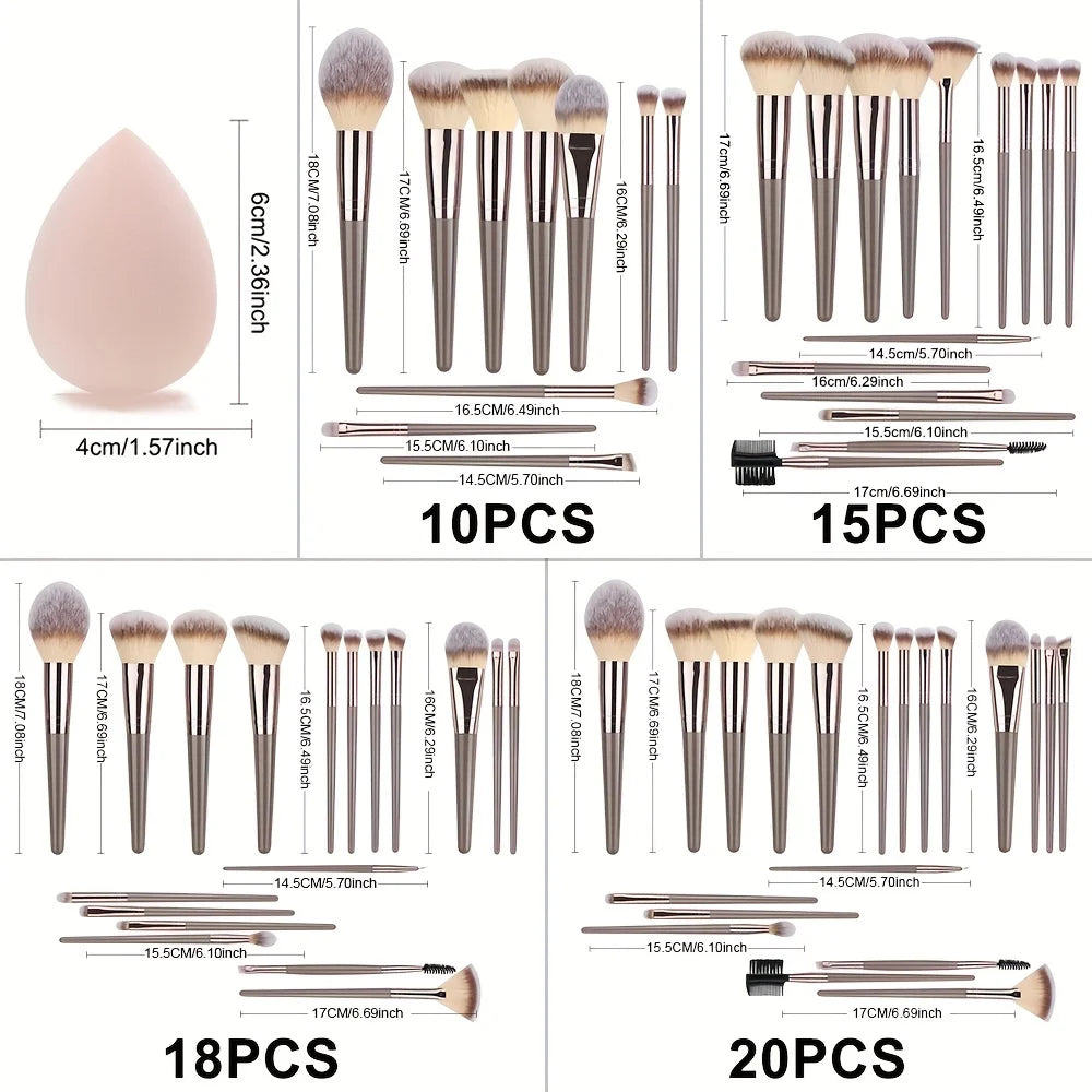 Glamorous Glow Makeup Brush Set